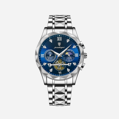 Men’s Chronograph Watch – Dominion Star Bezel Stainless Steel