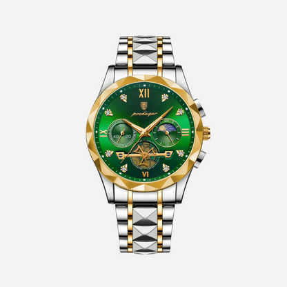 Men’s Chronograph Watch – Dominion Star Bezel Stainless Steel