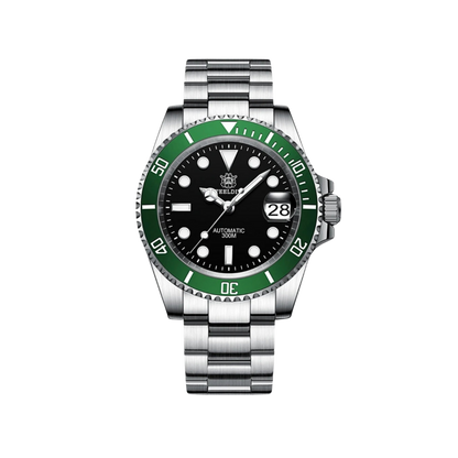 Men’s Automatic Watch – MarineFort Robust Bezel Steel Bracelet