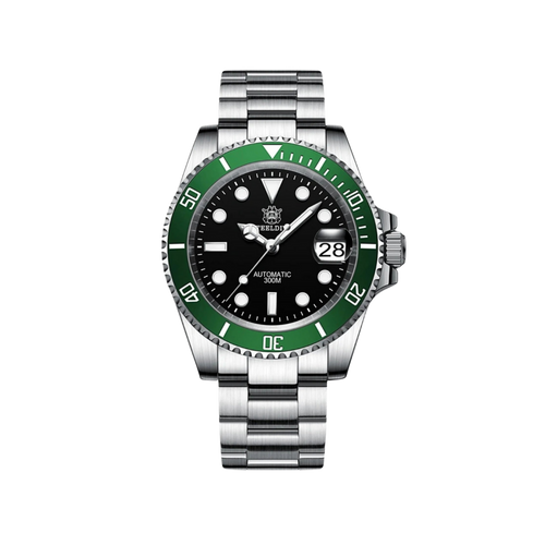Men’s Automatic Watch – MarineFort Robust Bezel Steel Bracelet