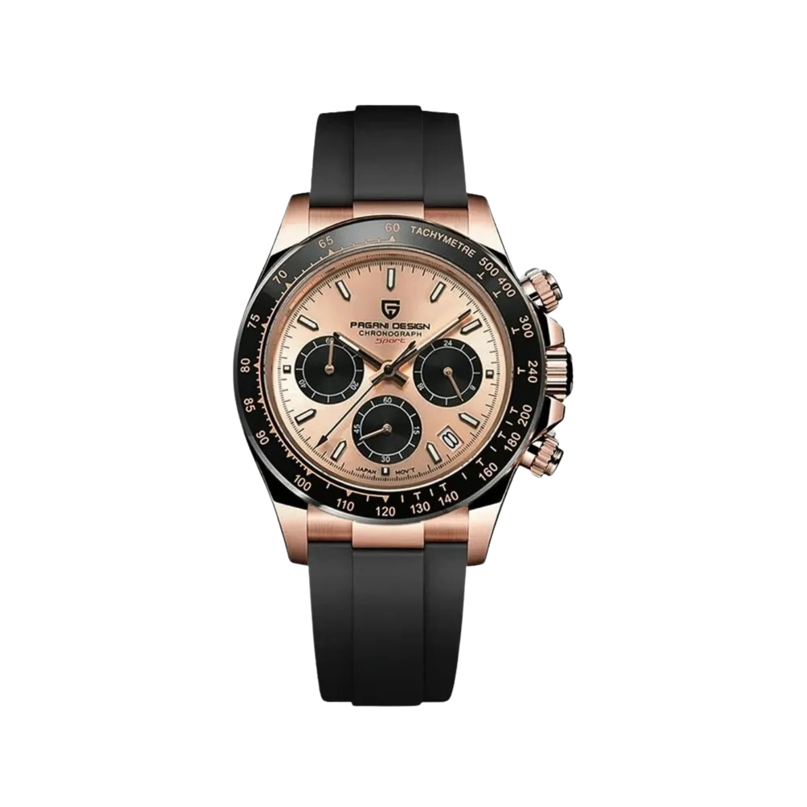 Men’s Chronograph Watch – Timemaster Premium Silicone Strap