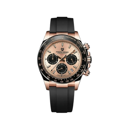 Men’s Chronograph Watch – Timemaster Premium Silicone Strap