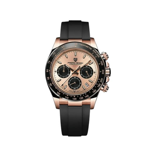 Men’s Chronograph Watch – Timemaster Premium Silicone Strap