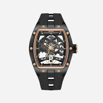 Men's Automatic Skeleton Watch – Vortex Silicone Strap