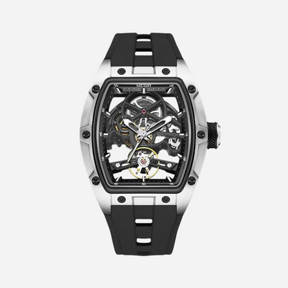 Men's Automatic Skeleton Watch – Vortex Silicone Strap