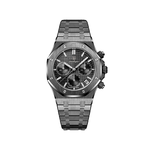 Chrono Black Octagonal - 42mm